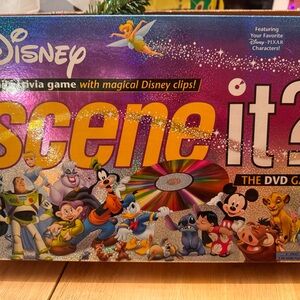 Disney Scene It? DVD Game with Yellow and Purple Box